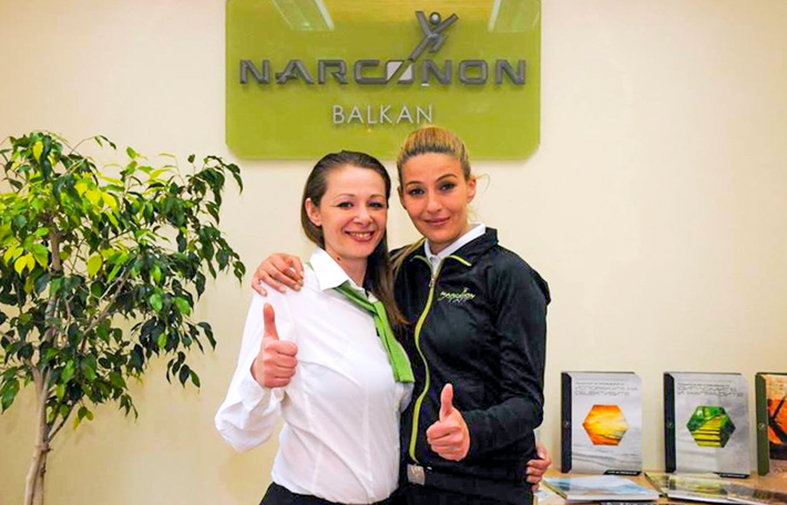 Executive Director of Narconon Balkan - Aleksandra Dimevska Jokikj (left) & Deputy Executive Director for Administration of Narconon Balkan - Monika Miloshevska Dimevska (right)